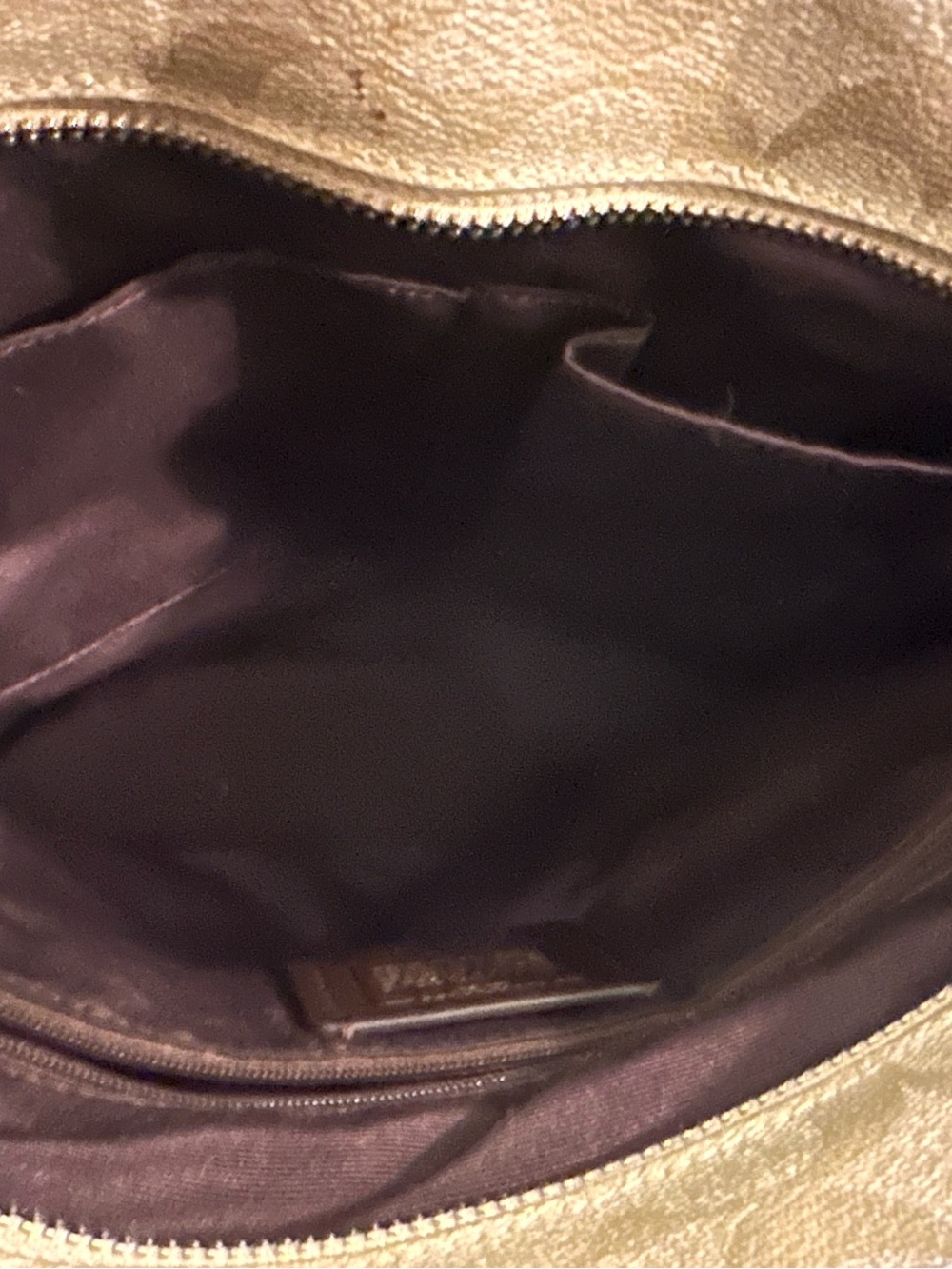 Coach Beige Signature Canvas Tote with Chalk Straps - Picture 9 of 9